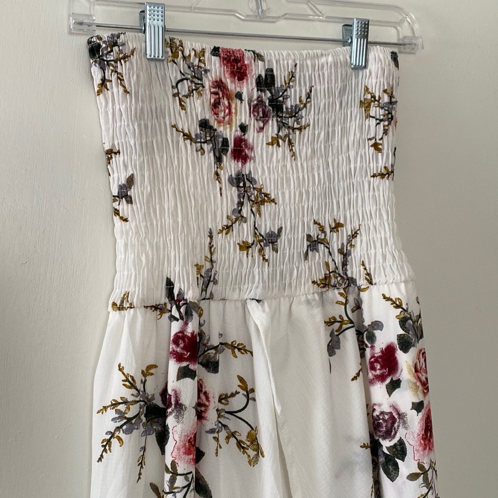 Strapless Floral maxi sundress